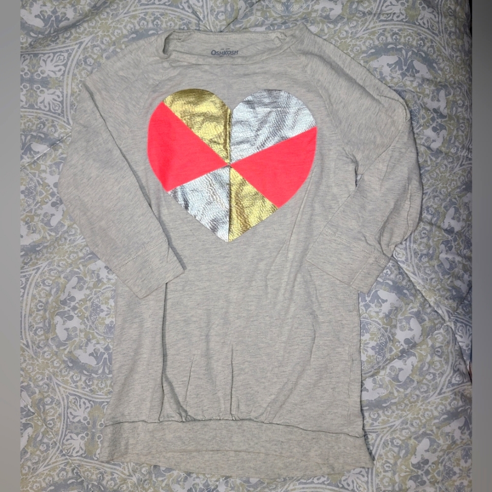 OshKosh Quarter Length Shirt (Size 7)